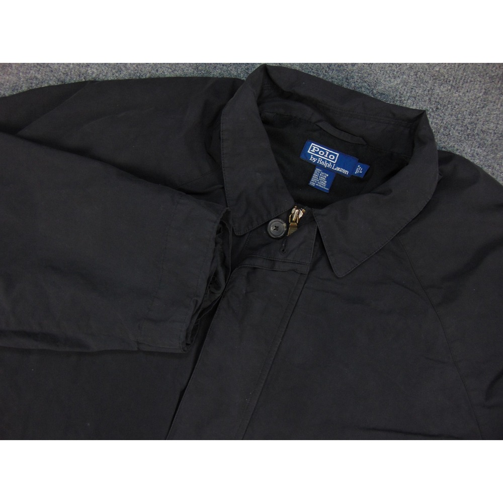 Polo Ralph Lauren Chore Jacket Mens Large Harrington Black Gorpcore Utility Coat